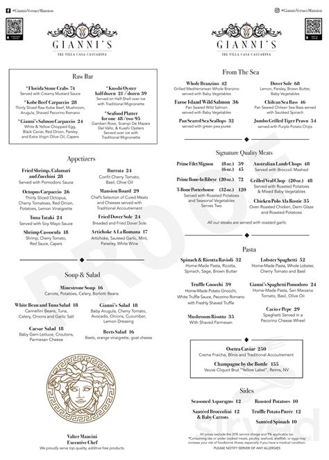 gianni's at the former versace mansion reviews|versace mansion menu prices.